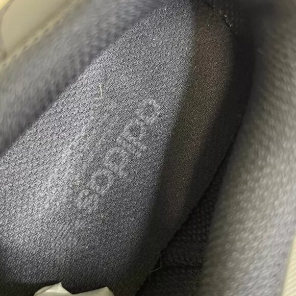 Adidas Yeezy Powerphase Calabasas Core Black Leather Sneaker Low Top Mens 4.5 US - Picture 11 of 12